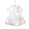 Princess Dog Dresses - Puppy Skirt with Lace & Embroidered
