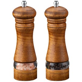 Wooden Salt and Pepper Shakers,Wood Salt and Pepper Grinder Set