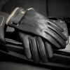 OZERO Mens Winter Gloves Nappa Leather Warm Wool Touchscreen Medium,