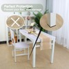 uxcell 16pcs Furniture Pads Square 3/4" Self-stick Non-slip Anti-scratch Felt