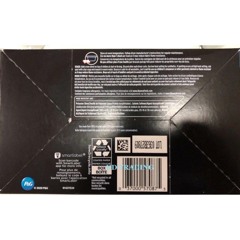 BOUNCE Pet Hair & Lint Guard MEGA Dryer Sheets -