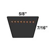 D&D PowerDrive B32 Replacement Belt, 1 Count (Pack of 1)