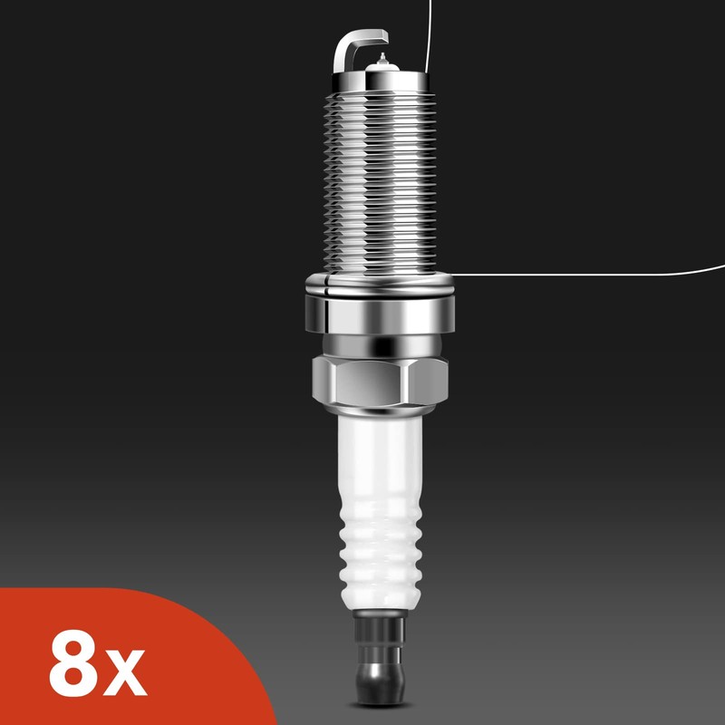 A-Premium Set of 8 Ignition Coil Pack and Iridium Spark