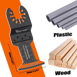 Vearter 44mm 10本組 首振り鋸刃 高炭素鋼 ユニバーサルマルチツールブレードキット アークエッジ歯切断 木製プラスチック石膏ボード用