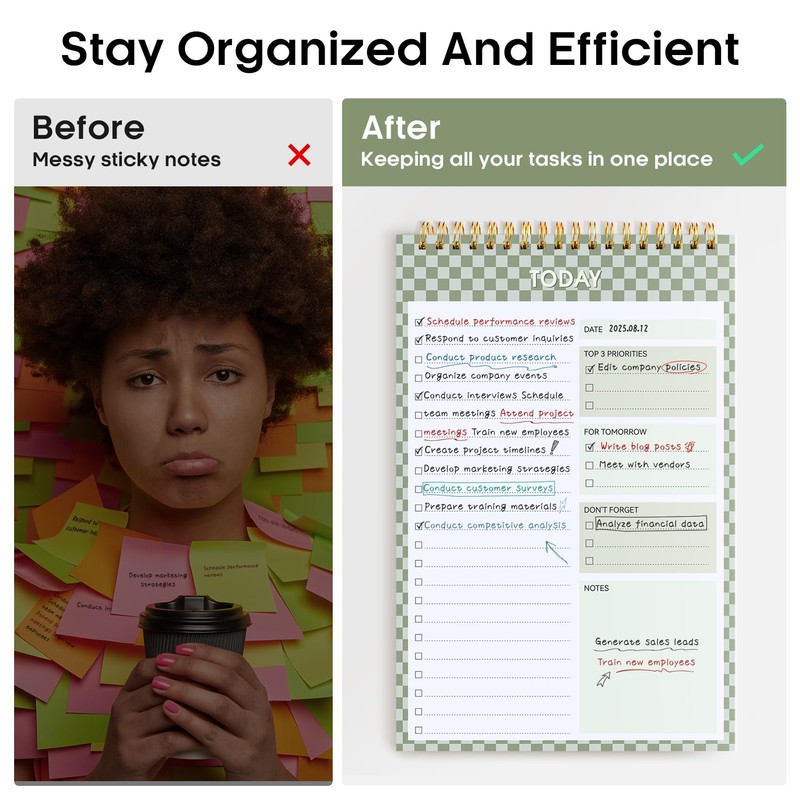 To Do List NotePad, Aesthetic To Do List Notebook for