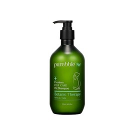 Purebble Calming Green Pet Shampoo with Natural Ingredients | Soothes, Refreshes for Soft, Shiny Fur | Reduces Itch, Flakes | pH Balanced, Odor-Control, Sulfate Free, Cruelty Free 500ml / 16.9 fl oz