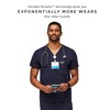 FIGS Chisec Three-Pocket Scrub Top for Men – Navy Blue,