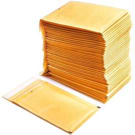 Brown Padded Envelopes with Polyethylene Inner Padding, for Documents with Maximum Area of 220 x 340 mm (10 Padded Envelopes)