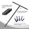 sourcing map T-Handle Metric Socket Wrench 8mm CR-V 6-Point Hex