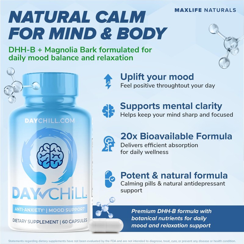 Chill Pill Happy Pills Mood Stabilizer Women and Men with