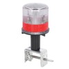Solar Powered LED Strobe Robust Reflective Waterproof Beacon Warning Light