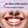 Lila Zahnpasta für Zahnaufhellung-Purple Toothpaste for teeth whitening-weiße zähne (1