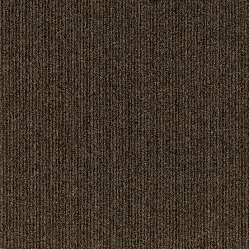 24"x 24" Carpet Tile Peel and Place Ribbed (Chestnut)