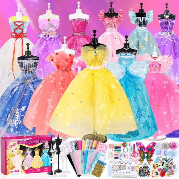 YEETIN 800+ PCS Fashion Designer Kit for Girls – DIY