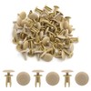 uxcell 40 Pcs 8mm Beige Truck Car Auto Bumper Fender