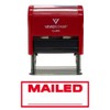 MAILED Self-Inking Office Rubber Stamp (Red) - M