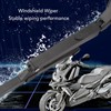 Motorrad-Scheibenwischer, Wasserdichtes Elektrisches Motorrad-Scheibenwischer-Set, Wiederaufladbar, 2 Geschwindigkeiten, 170 Grad Wischen,
