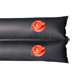 Buffalo Blizzard Black 10 ft Long Double Chamber Water Bags | 1 Pack | 22-Gauge Heavy-Duty Vinyl Material | Secures Winter Cover to Rectangular Swimming Pools