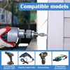 3 Pcs Magnetic Nut Setter Driver Drill Bit Set, 1/4"