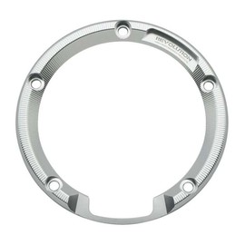 REVOLUTION Honda Monkey 125 Gas Tank Cap Cover/Fuel Lid Cover Gas Cap Casing for HONDA MONKEY125 JB02 JB03/CBR650R RH03 (Silver)