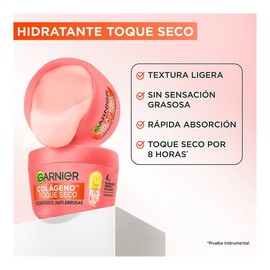 Hidratante Garnier Toque Seco Antiarrugas con Colágeno 85g