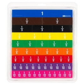 EAI Education Fraction Tiles with Tray: Set of 51