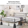 Lufia Bed Furniture Risers Heavy Duty, Elevation in Heights 9,