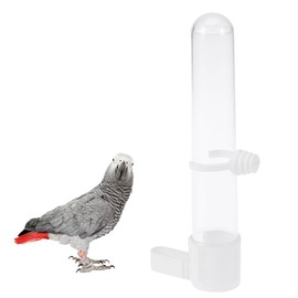 TEHAUX Bird Cage Feeder Bird Waterer Feeding Cup-Hanging Bird Feeder Portable Bird Feeding Cup Bird Cage Water Bottle Parrot Foraging Toy ( Random Color ) Auto Feeder