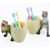 FlidRunest 2 PCS Dinosaur Kids Toothbrush Holders for Bathrooms -