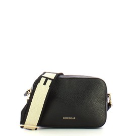 Coccinelle Tebe Shoulder Bag 19 cm, black
