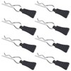 Micro Traders 8PCS RC Body Clips Bent Springy R Pins
