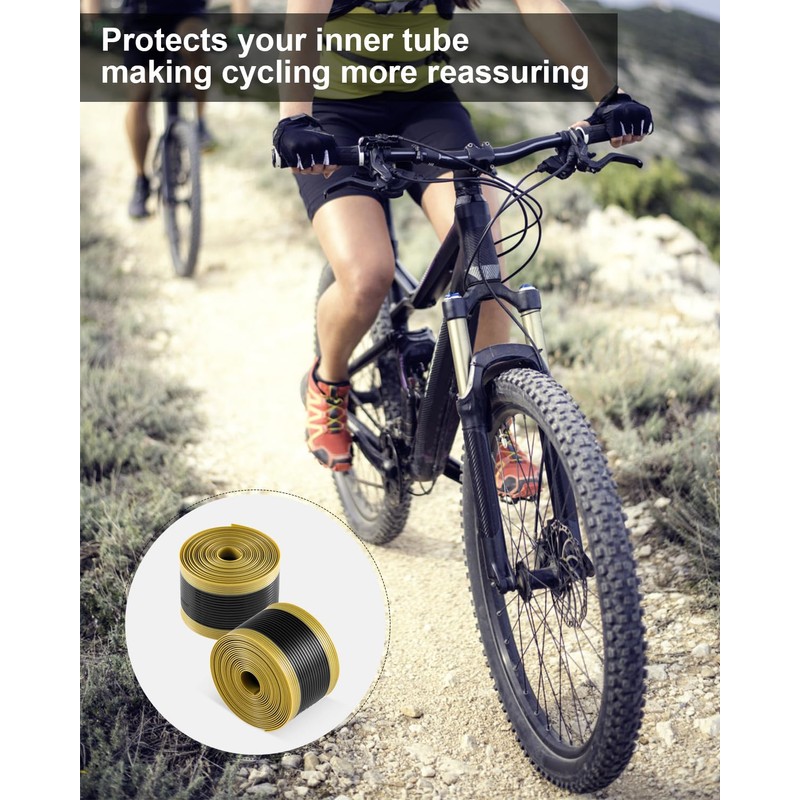 Julai Bike Tire Liner, Mountain Bicycle Tube Flat Protector Compatible
