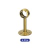 sourcing map 4 Pcs 0.98 Inch Curtain Rod Holder, Ceiling