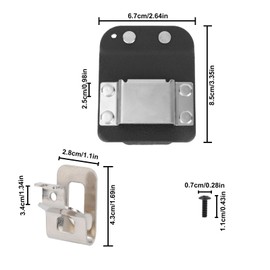 Tape Measure Holder with Belt Clip, Heavy Duty Tape Measure Hook Universal Tool Holster for DW N268241 N086039 Quick-Release & Easy Access