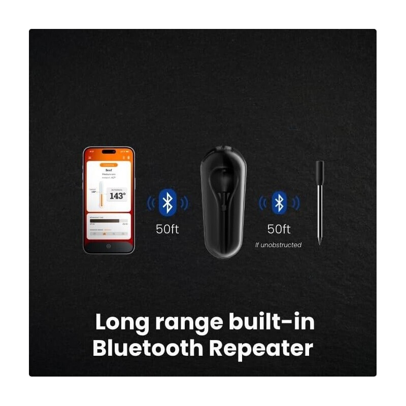 Mastrad Meat it Plus + Bluetooth Kitchen Probe cooking Thermometer