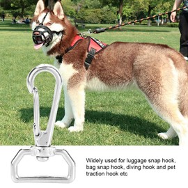 YUUGAA Square Swivel Snap Hook, Luggage Bag Dog Leash Hook Square Swivel Eye Bolt Snap Clip Diving Hook