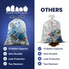 Plasticplace 13 Gallon Trash Bags │ 1.0 Mil │ Clear