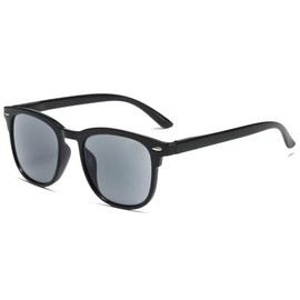 KOOSUFA Stylish Reading Sunglasses Blue Light Blocking Sun Readers for Men Women Spring Hinge Outdoor UV Protection UV Resistant Black 2.5