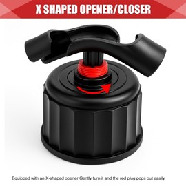 5 Gallon Gas Can for Racing with Jug Hose, Hose Bender, Racing Fuels 3042 Replacement Jug Cap, Egs Jugs, Scribner Fuel Jugs