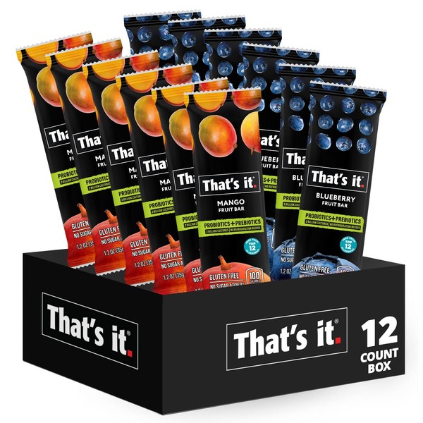 That's it. Mango+Blueberry Variety Probiotic Fruit Bar - Immunity Booster