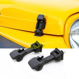 Car Engine Hood Latches Hood Catch Lock Kit Fit Engine Cover Lock for Jeep Wrangler TJ 1997-2006 1 Pair