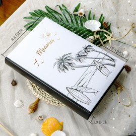 Holoary Travel Photo Album 4x6 300 Photos Three Pictures Per Page, Memo Writing Area for Each Pocket, Vacation Photo Album Printed Book Cover Travel Design Honeymoon Memories