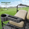 Roykaw Golf Cart Armrest with Cup Holder/Rear Seat Arm Rests