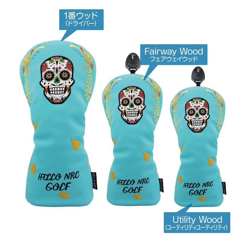 Golf Headcover Utility Cover Set Driver 460cc 440cc Compatible Cover