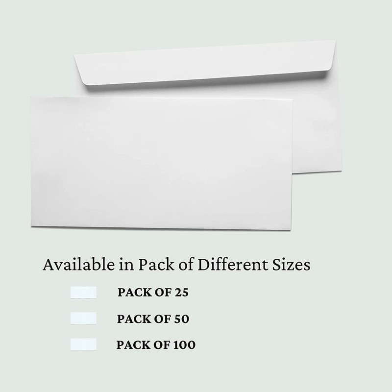 TRIPLE PRIO DL White Peel and Seal Envelopes - Secure