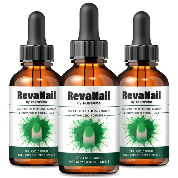 (3 Pack) RevaNail – Premium Nail Drops Formula with Science-Backed