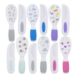 Nuby  Peine Y Cepillo Para Bebe Cerdas Suaves Nuby