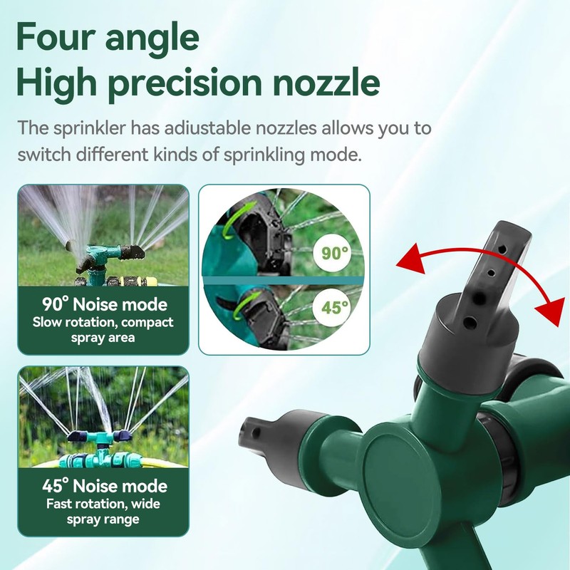 Proxima Direct 2 Pack Yard Sprinkler 360° Rotating Lawn Sprinkler
