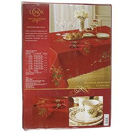 Lenox Holiday Nouveau Gold 70" Round Tablecloth
