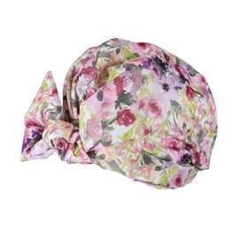 Non-Slip Shower Cap for Women Waterproof - Reusable Shower Cap, Hair Cap for Shower, Waterproof Hair Shower Caps for Long Hair-Rustic Flowers